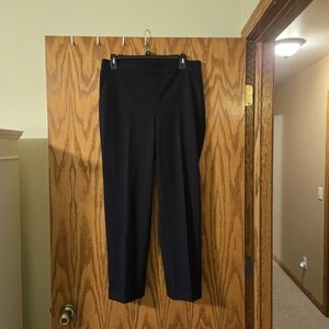 Christian Siriano Navy Straight Leg Pants